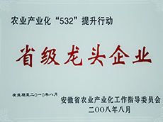 2008年度省級(jí)龍頭企業(yè)